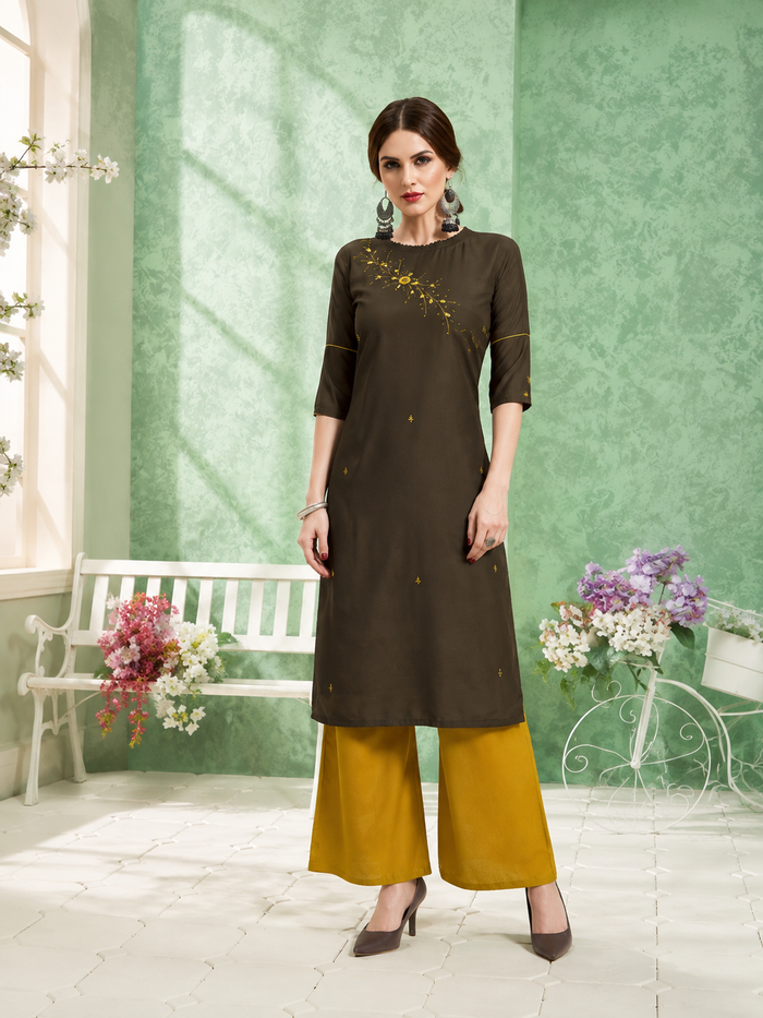 Stylish Ethnic plazo combo
