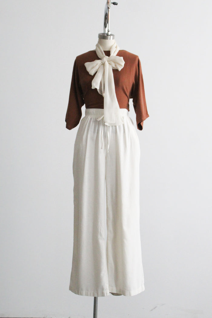 marshmallow silk scarf