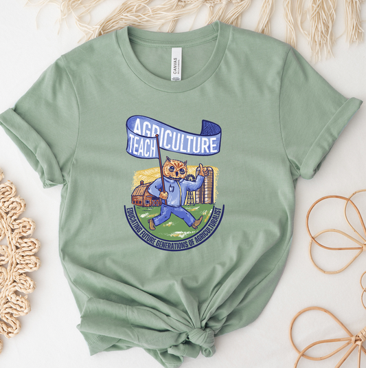 Mascot Teach Agriculture- Bella Canvas T-Shirt