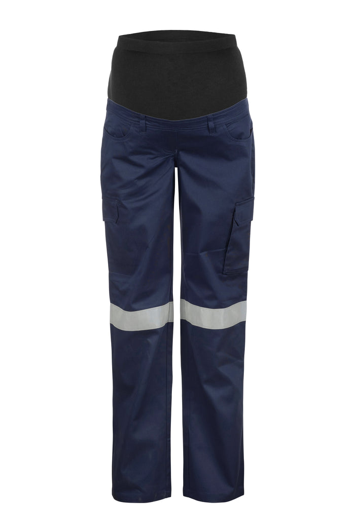 Maternity Cargo Cotton Drill Trouser With CSR Reflective Tape