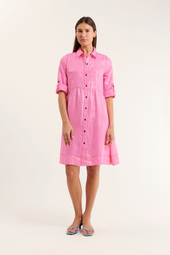 Maxine Dress In Flamingo