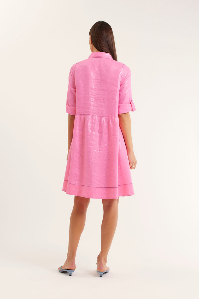 Maxine Dress In Flamingo