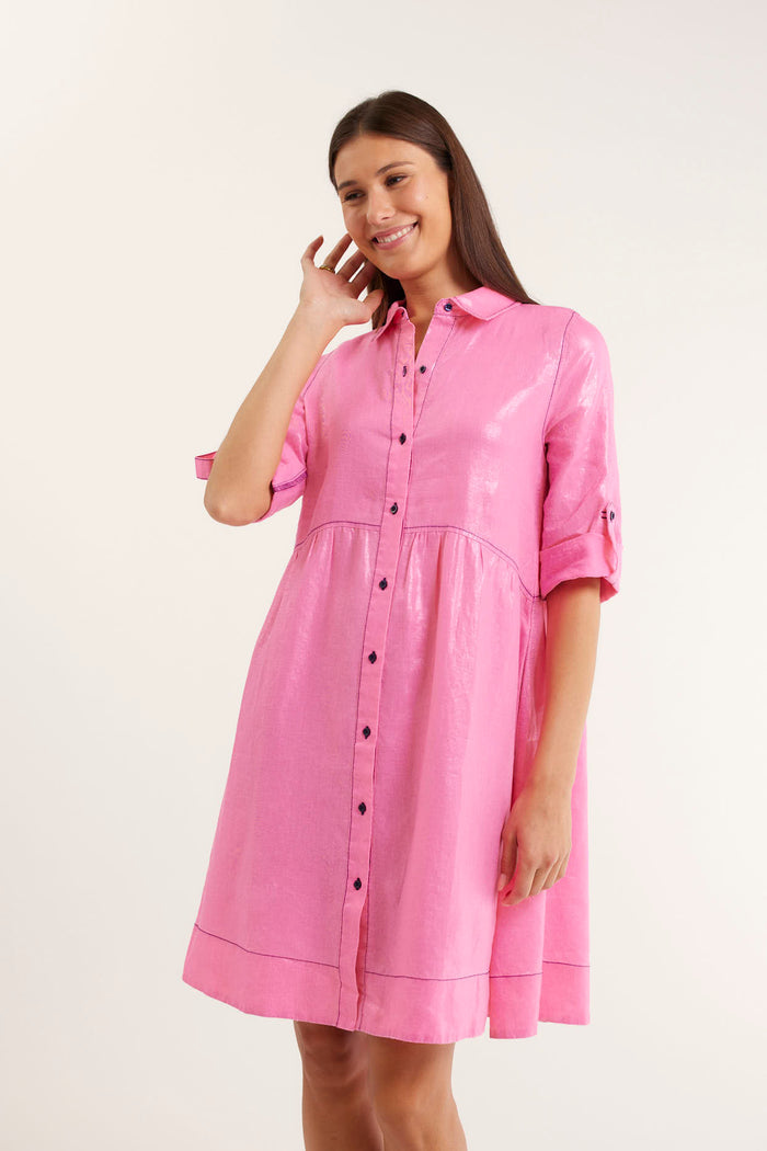 Maxine Dress In Flamingo
