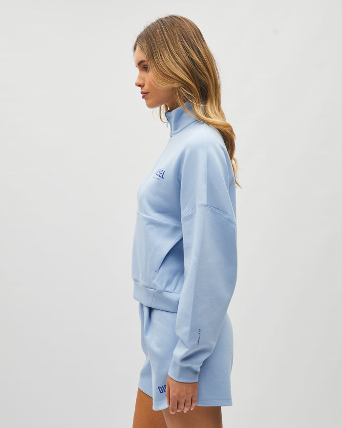 Maye Half Zip Azure Haze
