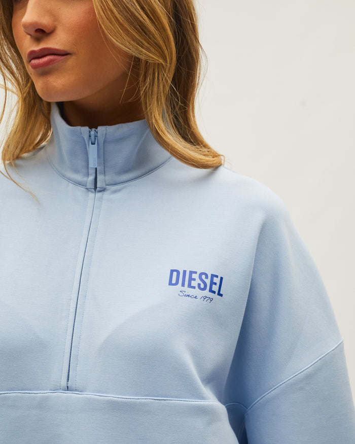 Maye Half Zip Azure Haze