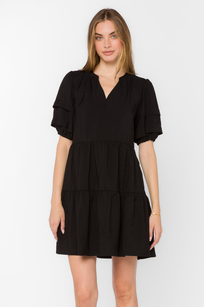 Melita Black Dress - Dresses - Velvet Heart Clothing