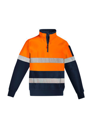 Men's Hi Vis 1/4 Zip Pullover - Hoop Taped ZT567