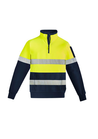 Men's Hi Vis 1/4 Zip Pullover - Hoop Taped ZT567