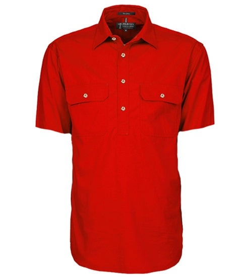 Men's Pilbara Closed Front S/S Shirt  RM200CFS