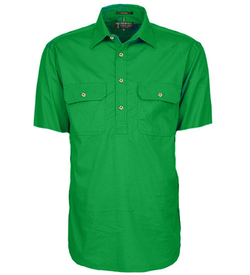 Men's Pilbara Closed Front S/S Shirt  RM200CFS