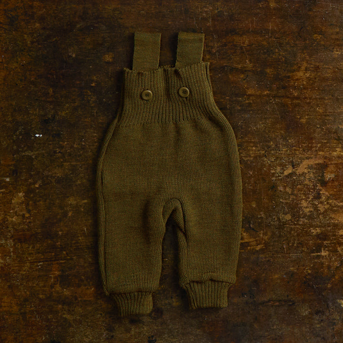 Mist Baby Dungarees - Merino Wool - Seaweed