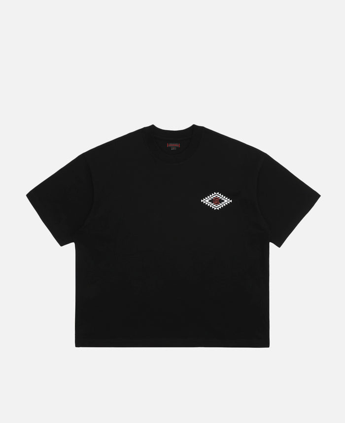 Moon Child Print T-Shirt (Black)