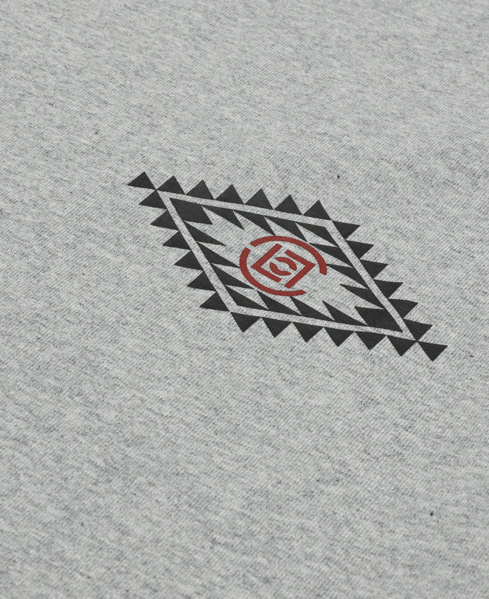 Moon Child Print T-Shirt (Grey)