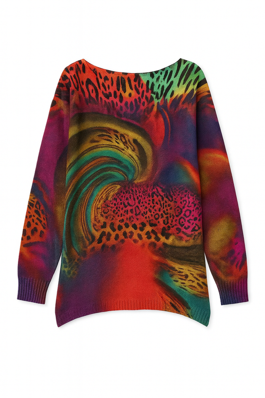 BTG_FLATLAY_CANDIDATE | multicolor-animal-print-long-sleeve-top