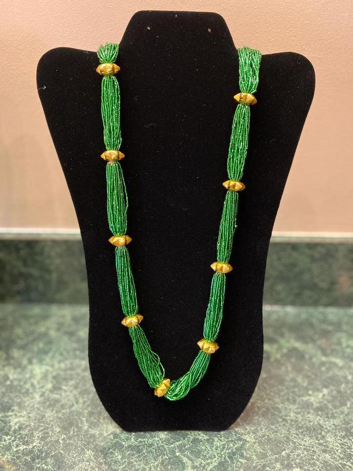 Gold-look Naugedi Nepali necklace designer piece