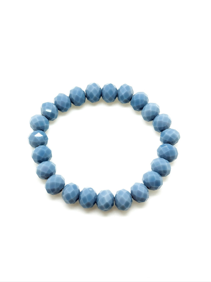 Blue Beaded Bracelet