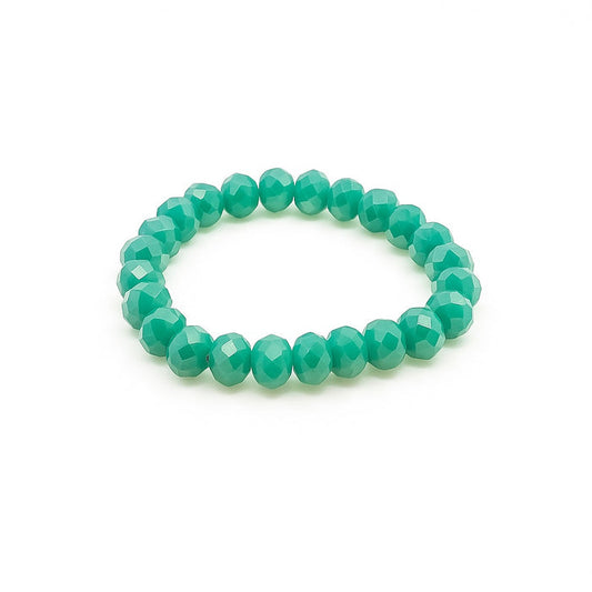 Teal beaded bracelet