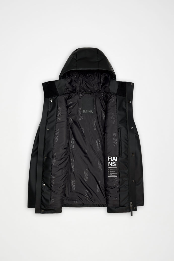 RAINS Nome Parka Black Jacket