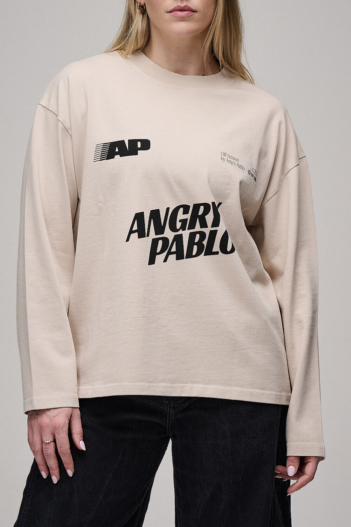 Off-Season Heavy Long Sleeve Tee | Sand