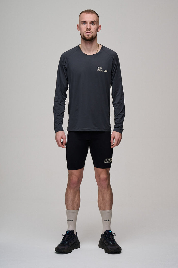 Off-Season Long Sleeve Running Tee | Charcoal