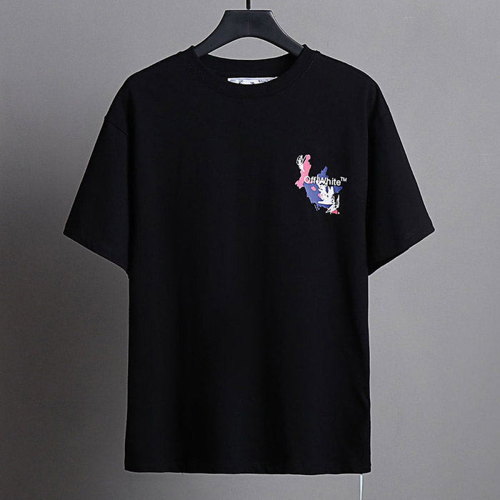 OFF WHITE Cartoon colorful arrow pattern T-Shirts