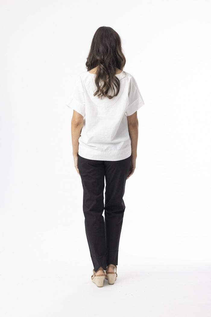 Orientique Cotton Blend Stretch Bangalene Pants