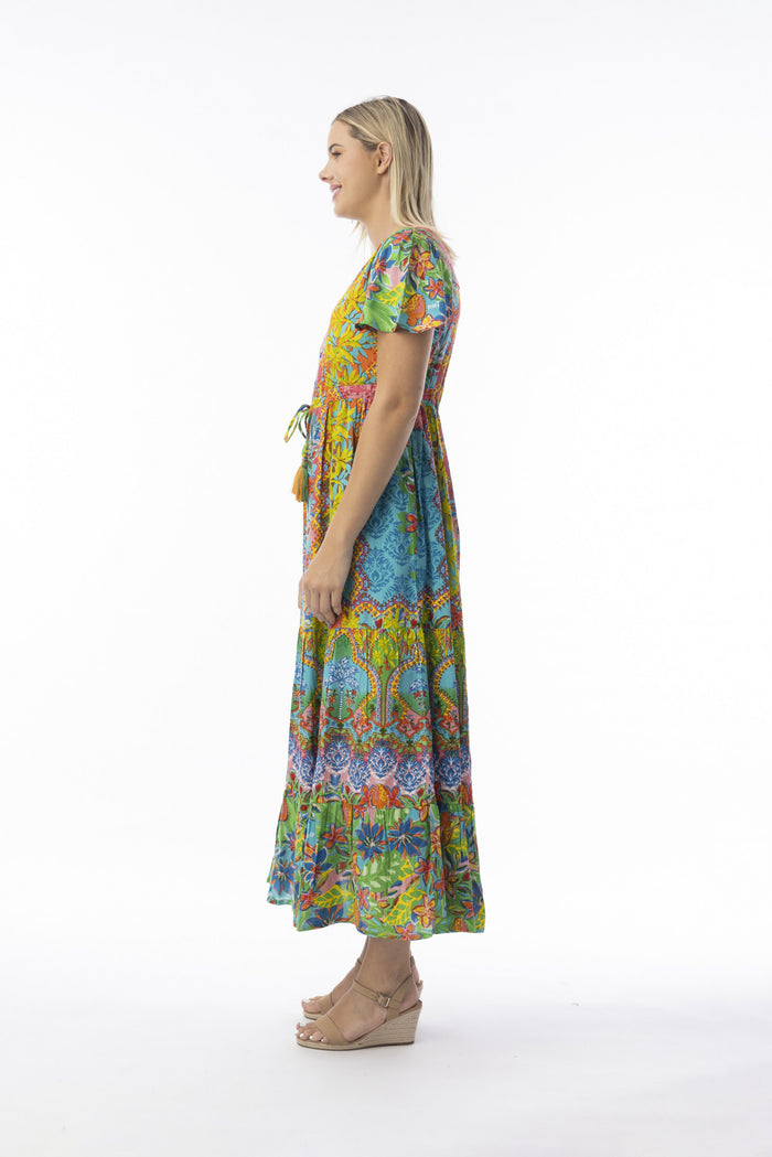 Orientique Rayon Maxi Dress