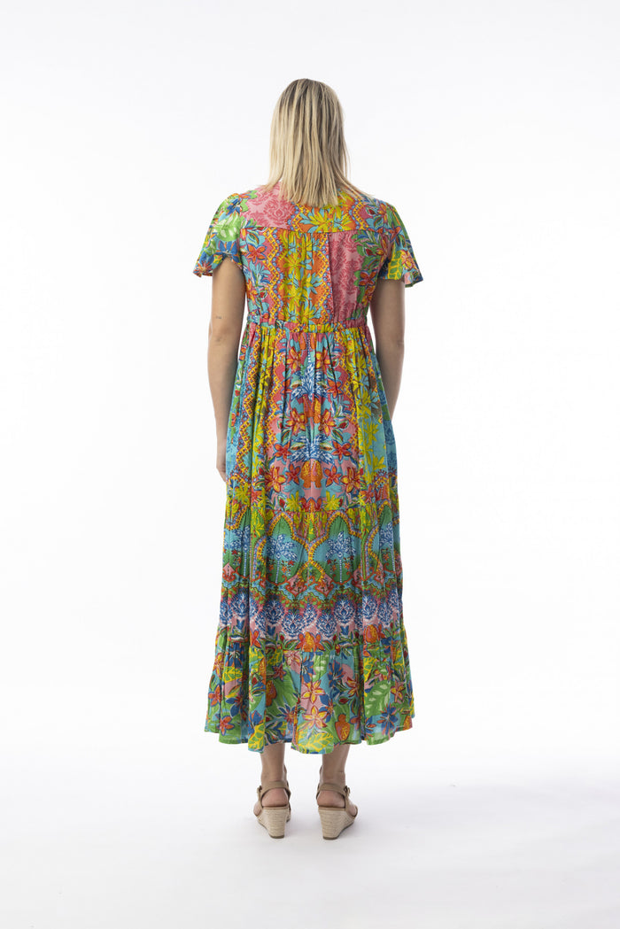 Orientique Rayon Maxi Dress