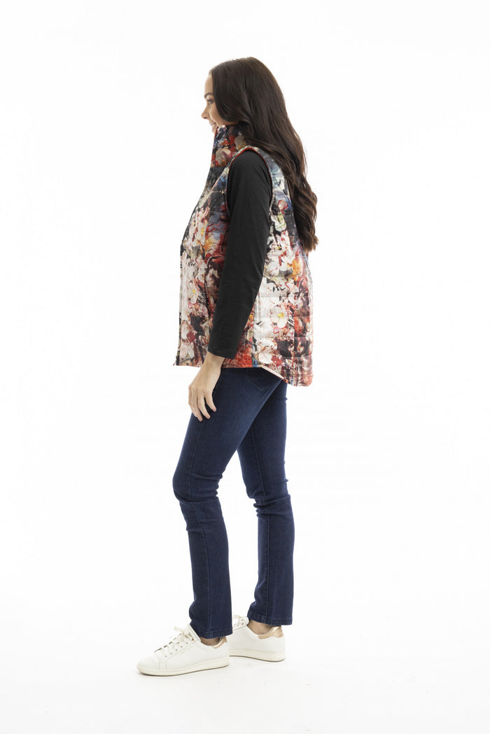 Orientique Reversible Puffer Vest