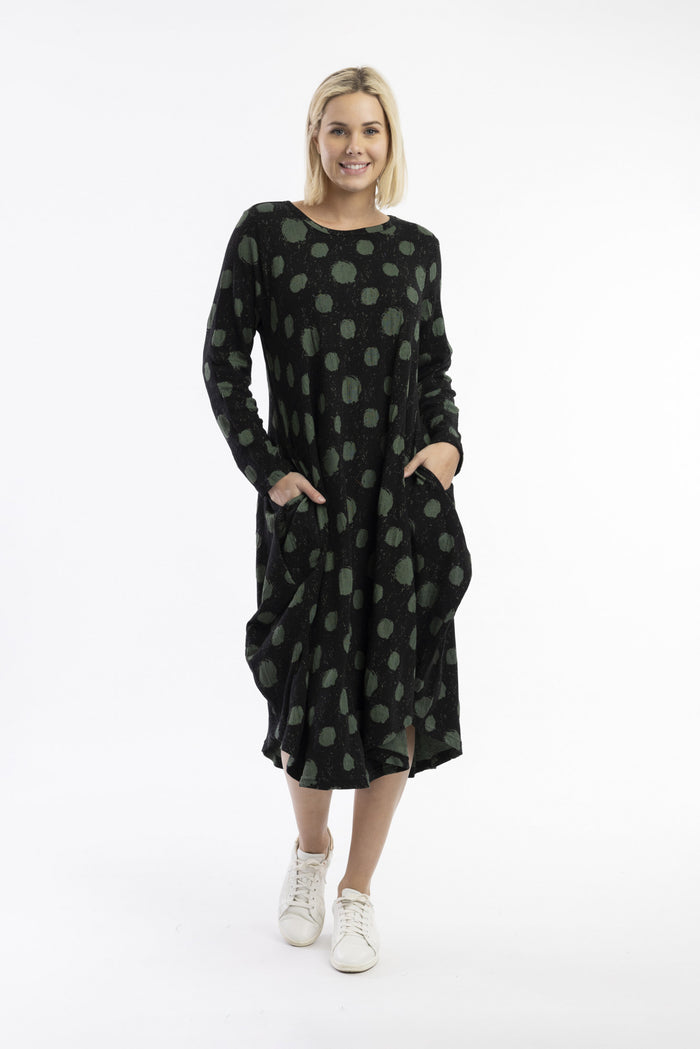 Orientique Spot Bubble Dress