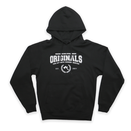 Originals Hoodie featuring ORIGINALS graphic on front, showcasing identity and heritage in a relaxed fit.