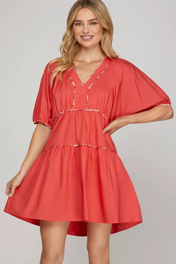 Outdoor Party Tiered Dress-Cute-Trendy-Shop-Womens-Boutique-Clothing-Store