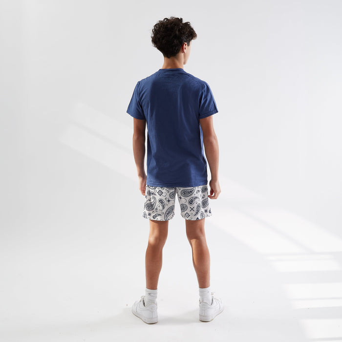 PAISLEY PARADISE- IVORY SHORTS