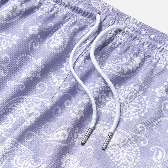 PAISLEY PARADISE SHORTS - LAVENDER