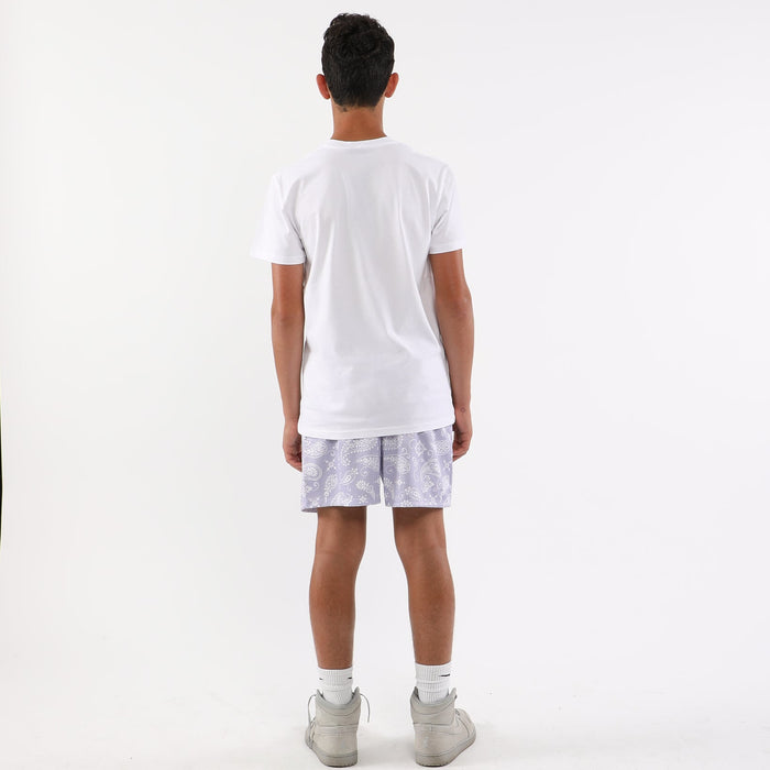 PAISLEY PARADISE SHORTS - LAVENDER