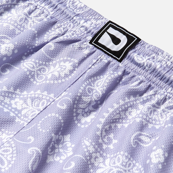 PAISLEY PARADISE SHORTS - LAVENDER