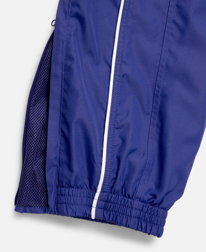 Paneled Track Pants (Blue)