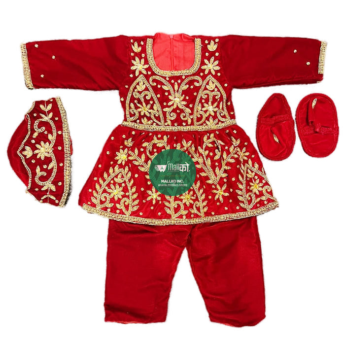 Baby Girl Traditional Pasni Dress