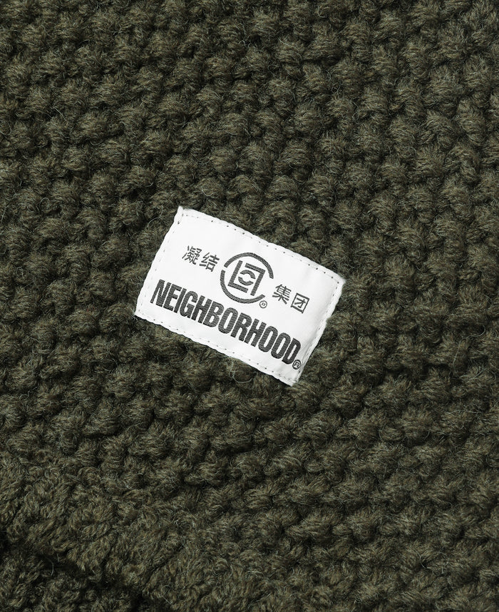 Patchwork Savage Sweater (Olive)