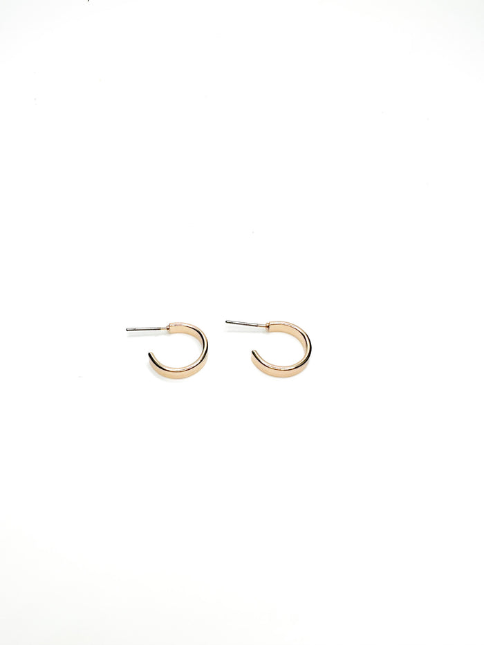 petite gold hoops