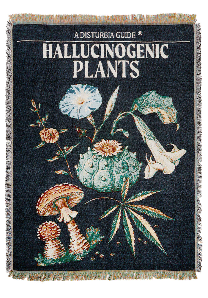 Plants Woven Blanket