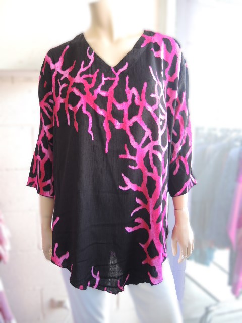 Plusss Crinkle Rayon Top