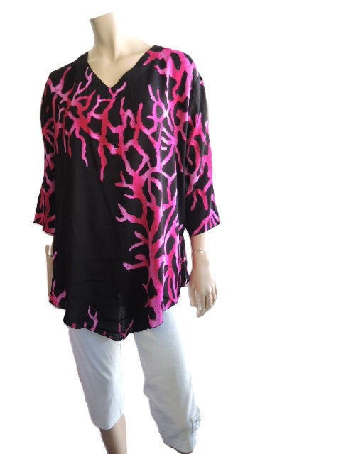 Plusss Crinkle Rayon Top