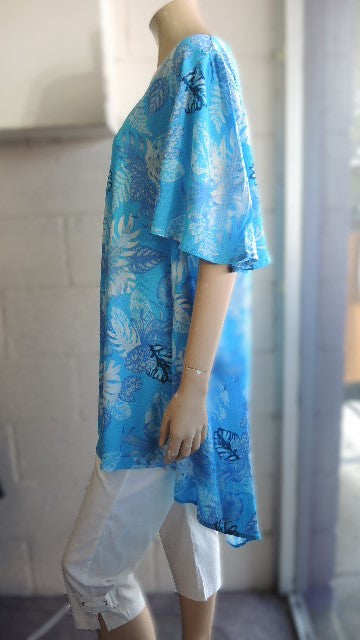 Plusss loose Crinkle Rayon Top