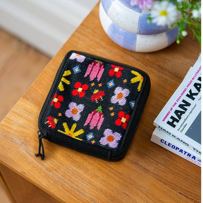 Pop Art Retro Flower NeedlePoint Kit