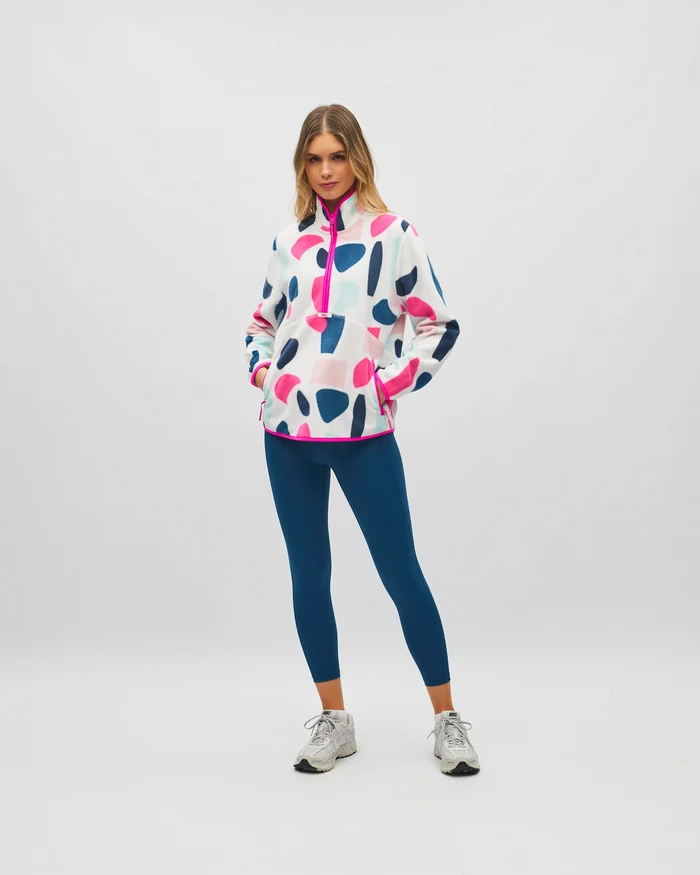Poppy Half Zip Multi Colour
