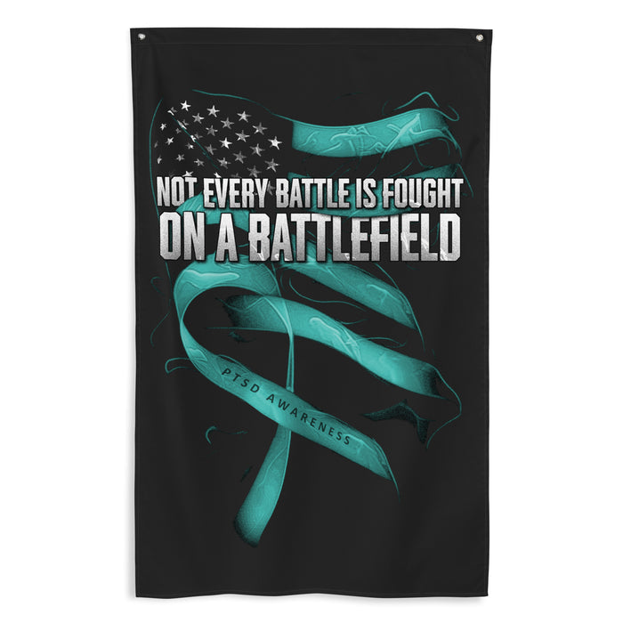PTSD Battle Wall Flag