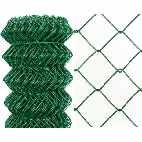 Punuvõrk PVC RAL6005 roheline 12,5m rullis