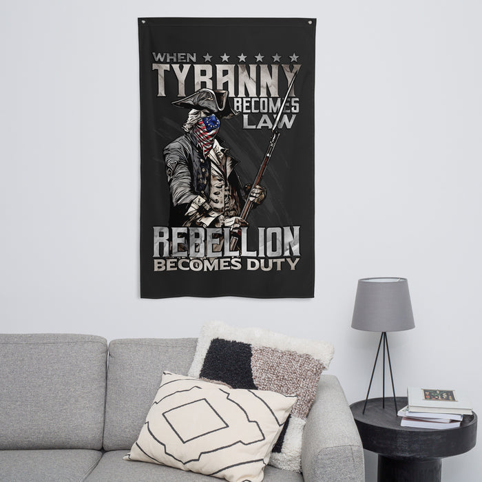 Rebellion Wall Flag