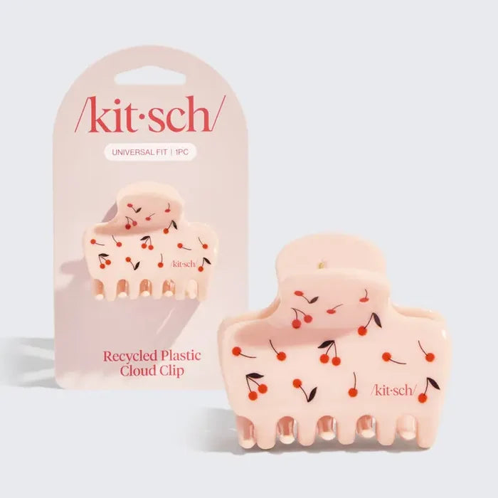 Recycled Plastic Medium Cloud Clip - Cherry Print – alternate view 2